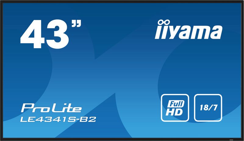43'' iiyama LE4341S-B2: IPS, FHD, 3x HDMI, LAN, USB