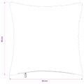 vidaXL Poťah na podložku 2 pcs HEERLEN Antracitová 35 x 35 cm manšestr