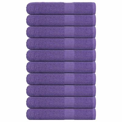 vidaXL Uteráky FROGN 10 ks fialové 100x200 cm 360 g/m²
