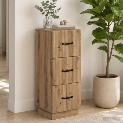 vidaXL Zásuvkový kabinet 33 x 34,5 x 87 cm Kompozitné drevo