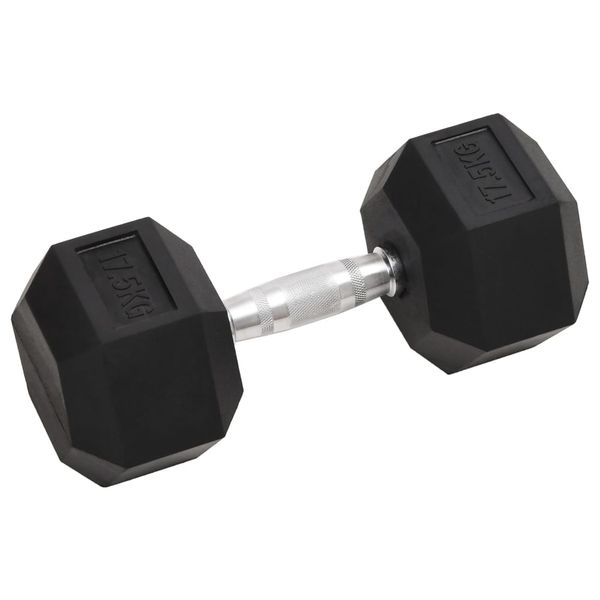 vidaXL Jednoručná činka 17,5 kg liatina
