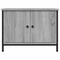 vidaXL TV skrinka s dvierkami sivá sonoma 60x35x45 cm spracované drevo