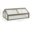 vidaXL Skleník 120x80x50 cm jedľové drevo