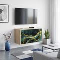 vidaXL Nástenný TV kabinet WIJHE 69 x 33 x 40 cm Dub sonoma