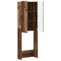 vidaXL Toaletná skriňa ZWOLLE Staré drevo 66 x 25,5 x 190 cm