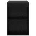 vidaXL Barový stôl 102 x 70 x 103,5 cm Kompozitné drevo Čierny dub
