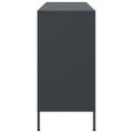 vidaXL Komoda antracitová 100,5x39x79 cm oceľ