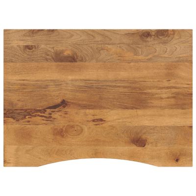 vidaXL Stolová doska so zakrivením 110x80x2,5 cm surový mangový masív