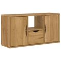 TV skrinka vidaXL so zásuvkou ODDA“ 79x24x40 cm masívna borovica