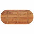 vidaXL Stolová doska 90x40x2,5 cm oválna masívna akácia