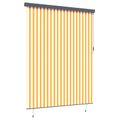 vidaXL Roleta Biela a oranžová 200 x 250 cm Textil a hliník
