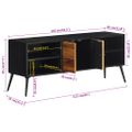 vidaXL TV skrinka 112x31x45 cm recyklovaný tíkový masív