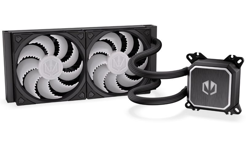 Endorfy vodný chladič CPU Navis F240 ARGB / 2x120mm ARGB / PWM / AMD a Intel Vodný chladic, na CPU, na Intel a AMD, 2x 120mm ARGB ventilátor, socket 1700, 1200, 115x, 2066, 2011, AM5, AM4