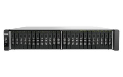 QNAP TDS-h2489FU-R2-4314-128G (2x Xeon, 128GB RAM, 24x 2,5'' U.2/SATA, 4x PCIe, 4x 2,5GbE, 2x 25GbE)