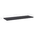 vidaXL Prídavné police 8 ks, sivé 60x20x1,5 cm, drevotrieska