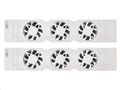 Ventilátor EMOS P56PR2 pod radiátor DUO, biely