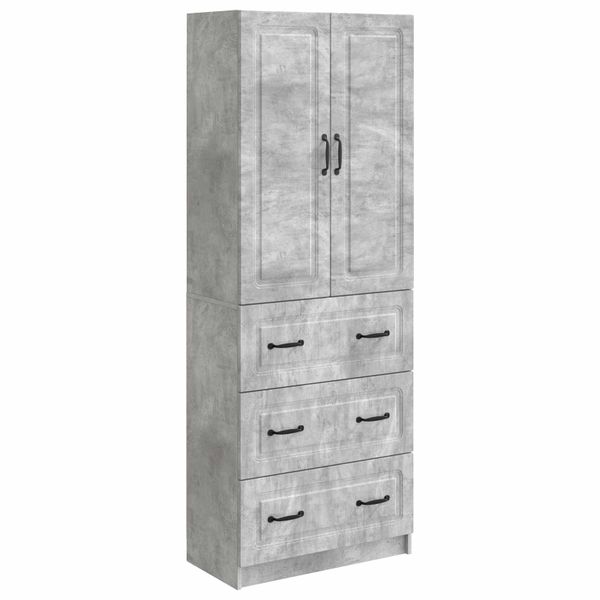 vidaXL Sada skríň 2 pcs Betónovo sivá 66 x 34,5 x 87 cm