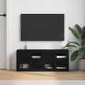 vidaXL TV skrinka ELST 100 x 35 x 40 cm Čierna Kompozitné drevo