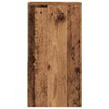 vidaXL Nočné skrinky so zásuvkou 2 ks staré drevo 35x34x66,5 cm
