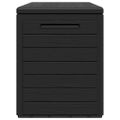 vidaXL Záhradný úložný box antracitový 116x44x55 cm