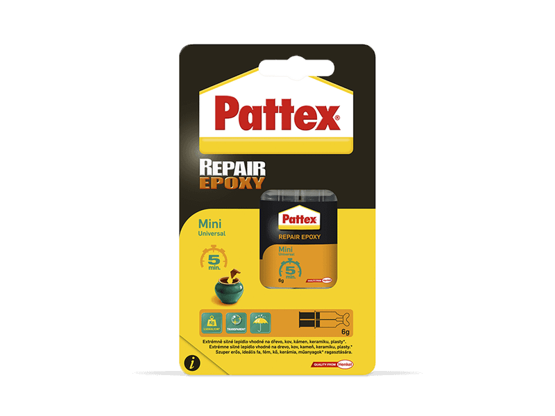 2751321 Pattex Repair Epoxy Mini Universal 5min, striekačka, 6 ml