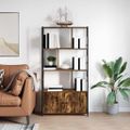 vidaXL Regál na knihy 80 x 30 x 155,5 cm Kompozitné drevo Dymová dub