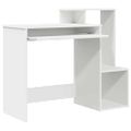 vidaXL Stôl Biela 106 x 41 x 88.5 cm Kompozitné drevo
