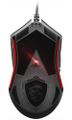 MSI herní myš CLUTCH GM08 Gaming/ 4.200 dpi/ 6 tlačítek/ USB Myš, herní, drátová, podsvícená, 4200dpi, 6 tlacítek, USB, cerná