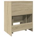 vidaXL Toaletný stolík a stolička dub sonoma 60x40x113,5 cm