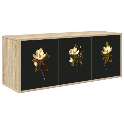 vidaXL Nástenný TV kabinet BREMEN 102 x 33 x 40 cm Dub sonoma