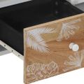VidaXL TV skrinka 100x33,5x46 cm Masívne drevo Mango