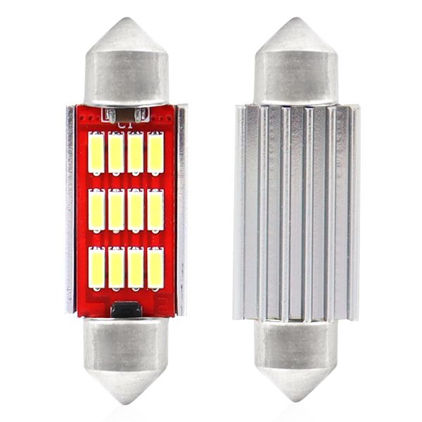 LED CANBUS 4014 12SMD Festoon C5W C10W C3W 39mm White 12V/24V