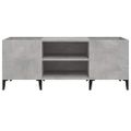 vidaXL Skrinka na platne betónovosivá 121x38x48 cm kompozitné drevo