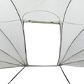 vidaXL Dómový stan na bazén 538 x 440 x 204 cm Sivá