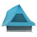 vidaXL Tipi stan 6-miestny Modrá taft