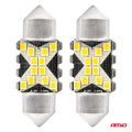 LED žiarovky CANBUS 12SMD Festoon C5W 2016 31mm White 12/24V AMiO-04235