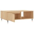 vidaXL Konferenčný stolík dub sonoma 90x60x35 cm kompozitné drevo