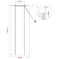 vidaXL Roleta Príroda 40 x 160 cm Bambus
