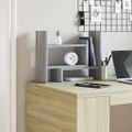 vidaXL Organizér na stôl, sivá sonoma 38,5x17x39 cm, kompozitné drevo