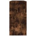 vidaXL Knižnica/komoda dymový dub 50x25x80 cm spracované drevo
