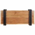 vidaXL Nástenná polica 70x33x35 cm Akácia z masívneho dreva