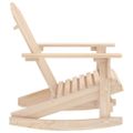 vidaXL Záhradná hojdacia stolička Adirondack jedľový masív