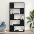 vidaXL Zostava TV skriniek 80 x 24 x 156 cm Čierna Kompozitné drevo