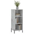 vidaXL Komoda betónovo sivá 34,5x32,5x90 cm kompozitné drevo