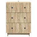 vidaXL Zásuvkový kabinet 66 x 34,5 x 90 cm Kompozitné drevo Dub sonoma