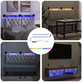 vidaXL LED pás 110 cm Viacfarebný PVC
