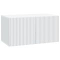 vidaXL Nástenná TV skrinka Biela 59,5 x 31 x 30 cm Kompozitné drevo