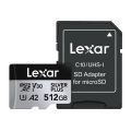 Karta pamäte Lexar High-Performance Silver Plus microSDXC 512GB + adaptér