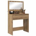 vidaXL Toaletné stolíky do spálne Remeselný dub 80 x 39,6 x 135 cm