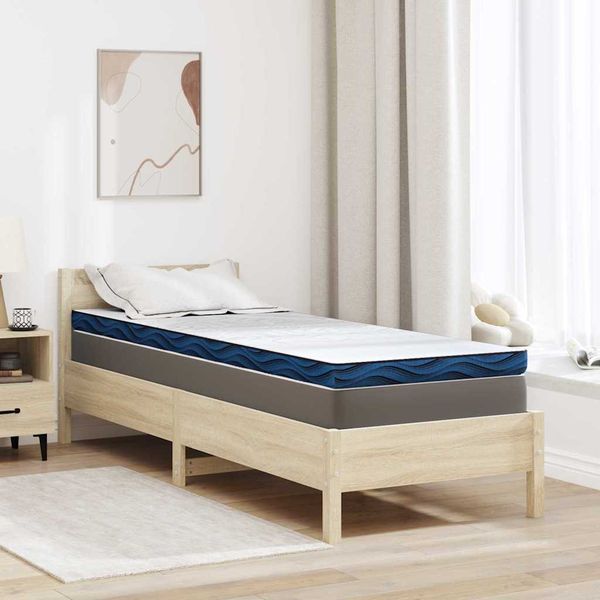 vidaXL Matracová podložka Biela 70 x 200 cm žakárová tkanina